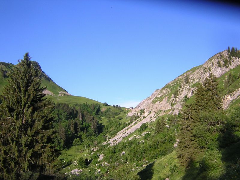 le col vu du ct cluses le reposoir
