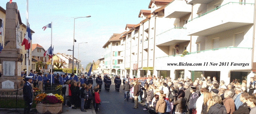 Les enfants étaient conviés lors de cette cérémonie du onze novembre 2011