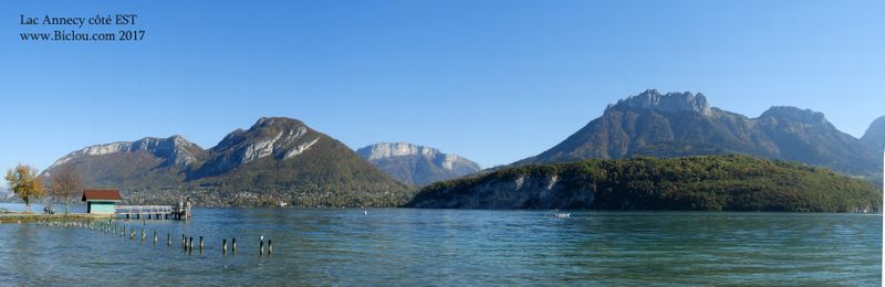 Le lac d'Annecy, du côté de saint Jorioz