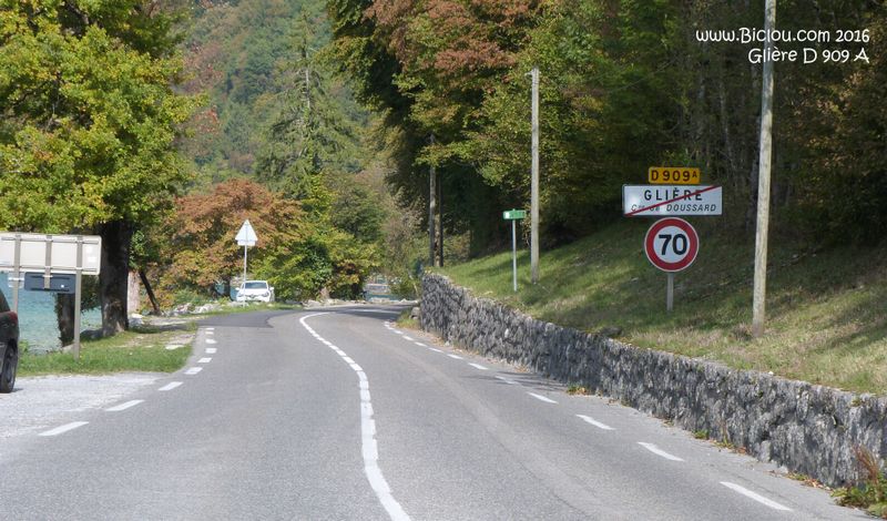 Glière Doussard D 909 A les travaux voie verte suivront bientôt