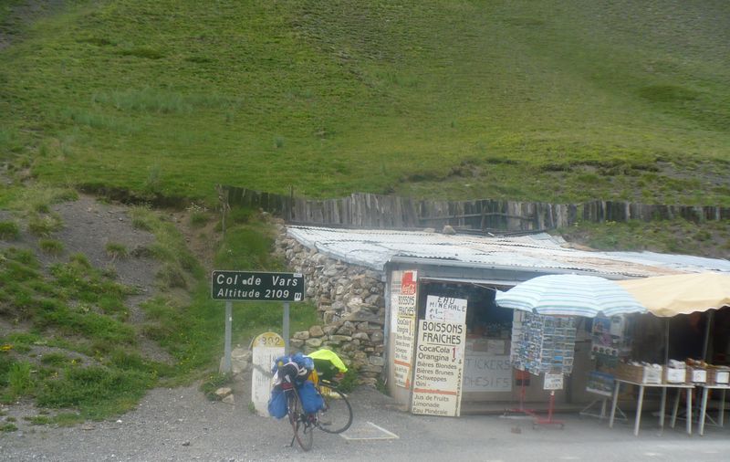 Fanny et les marchands du temple au Col de Vars en 2008
