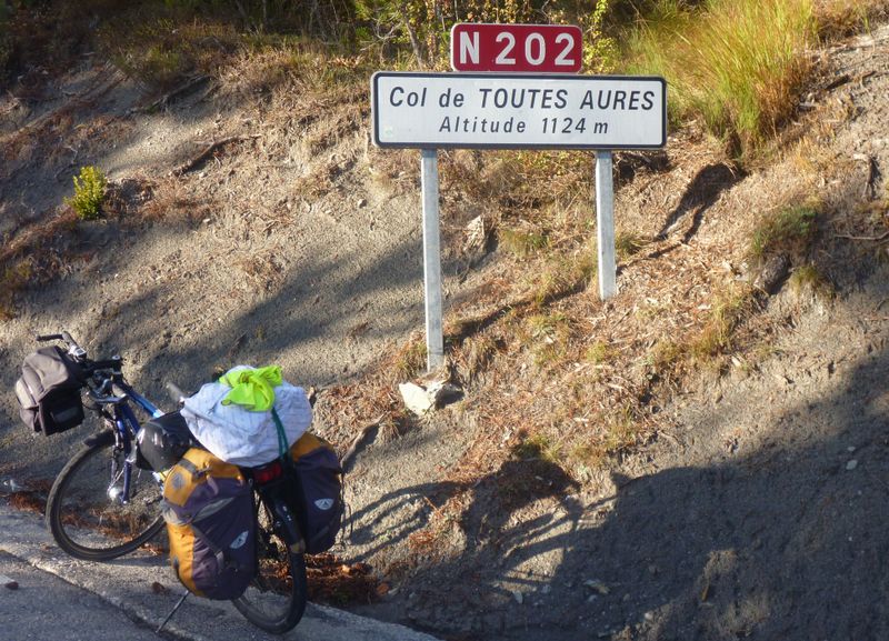 Col de Toutes Aures sur la Rn 202 en 2012