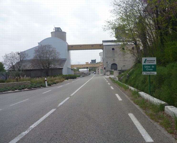 Cimenterie Calcia Italcementi group de Cruas en 2013