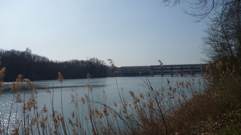 Barrage de la vanelle sur l'isére en 2014