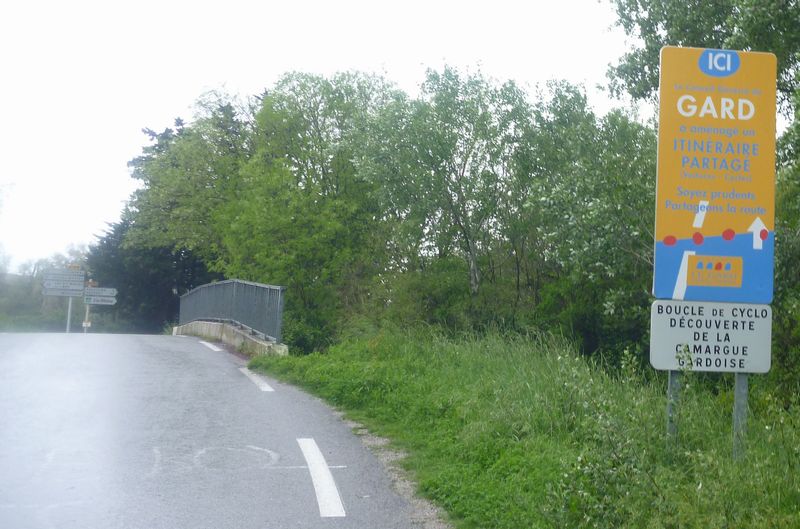 Boucle cyclotouriste de découverte de la camargue Gardoise en 2015