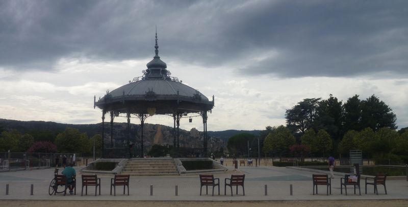 Le fameux Kiosque de Peynet de Valence en 2015