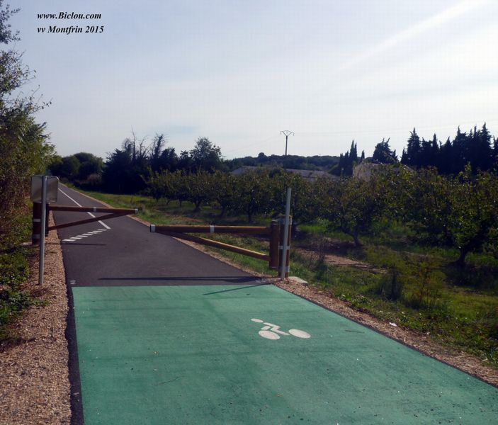ViaRhôna : voie verte de MontFrin 2015