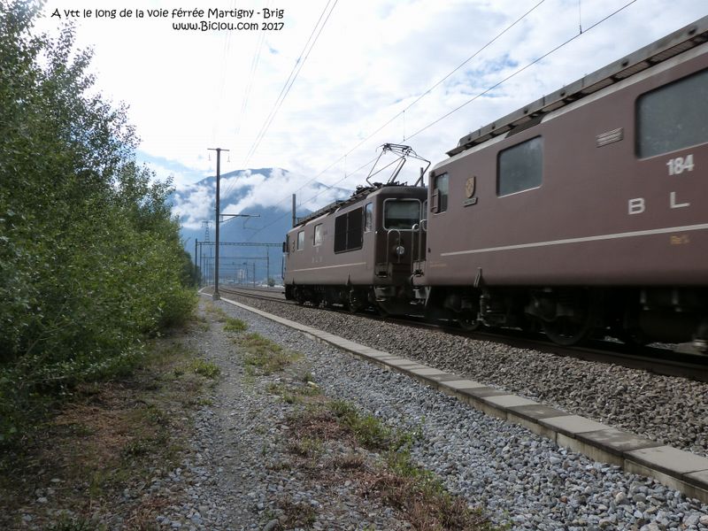 Ce train va a Brig, heureusement ; nous aussi ..