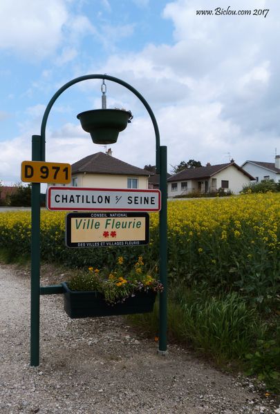 1ere étape à Châtillon sur Seine