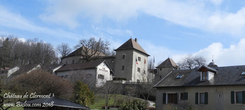 Le château de Clermont (haute savoie) 