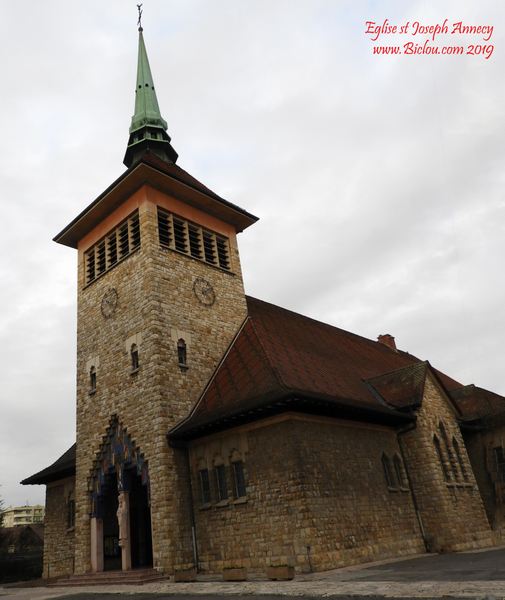 Eglise, Basilique st Joseph, des fins à Annecy