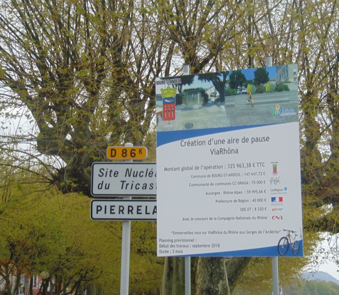Création d'une aire de pause ViaRhôna ! 