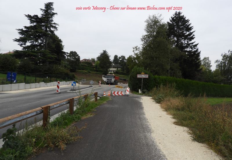Voie verte Messery vers Chens sur Léman (2020)
