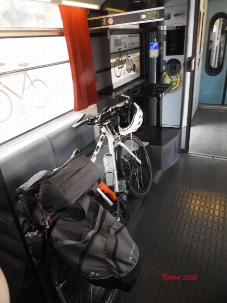 Vélo .. Retour en train