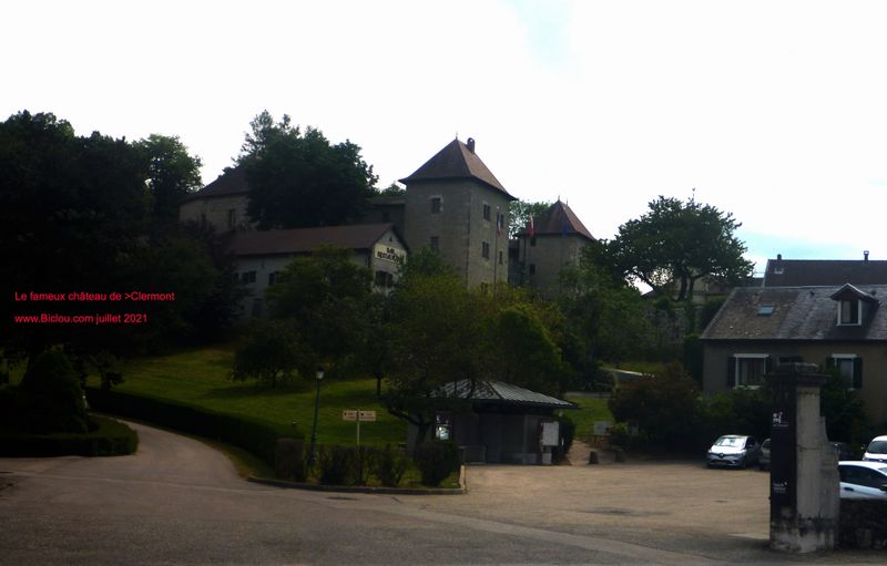 Château de Clermont (Haute-Savoie) : que nous ne visiterons encore pas ..