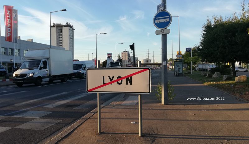 Sortie de Lyon vers le sud et saint Fons (Nationale 7)