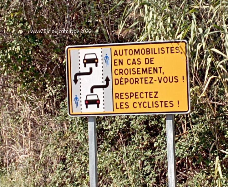 Panneau rappel Chauchidou (en Camargue) : 