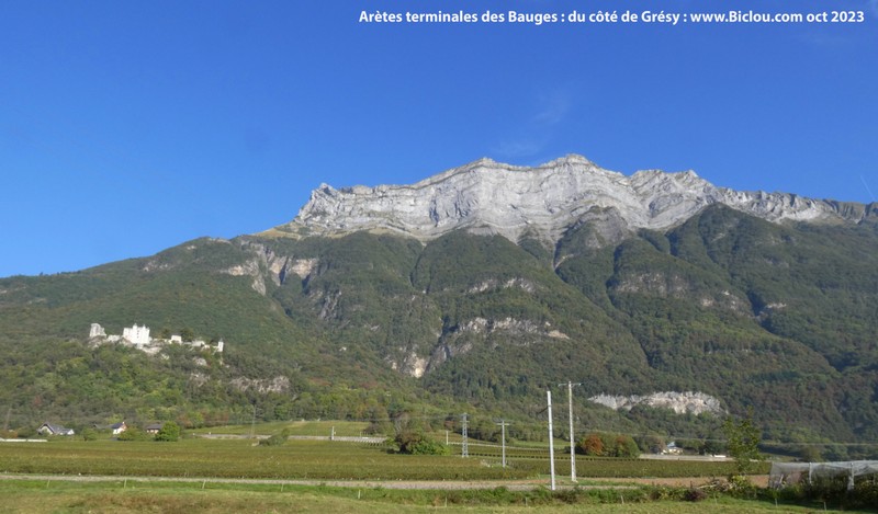 Arètes Terminales des Bauges du côté de Grésy