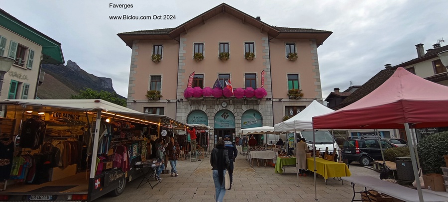 Faverges zentrum , marché