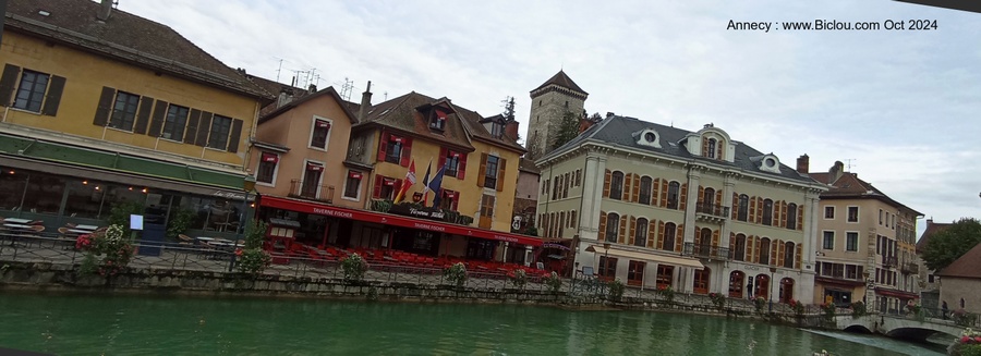 Un grand classique certes : Le Thiou à Annecy