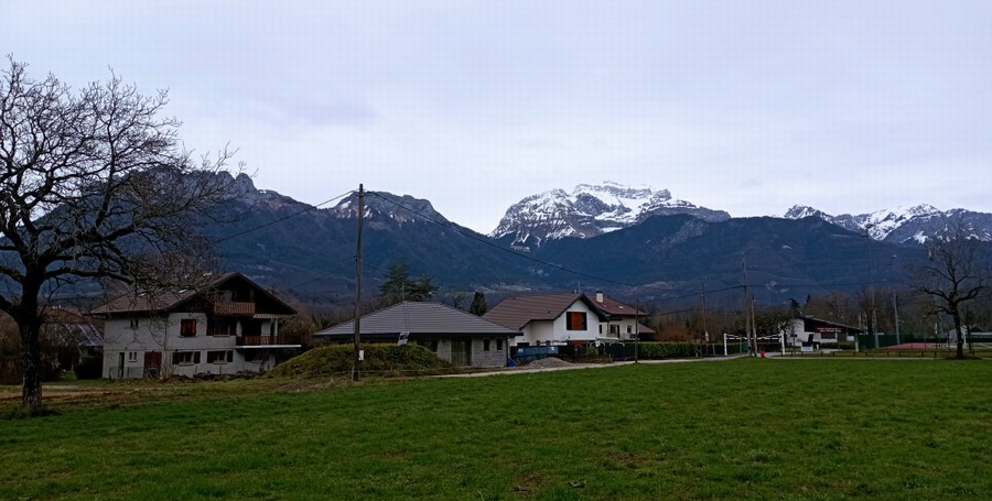 La tournette vue de saint Jorioz (74) en fév 2024