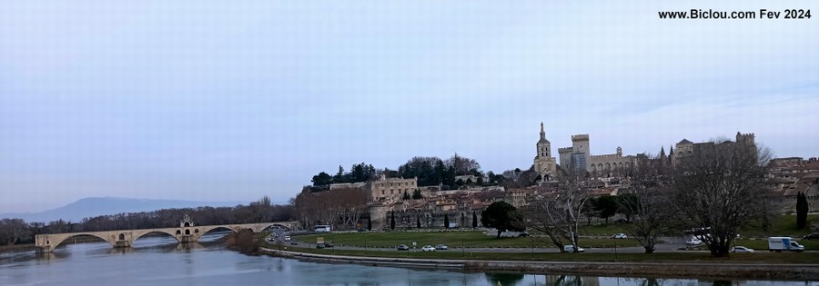 Avignon en fev 2024