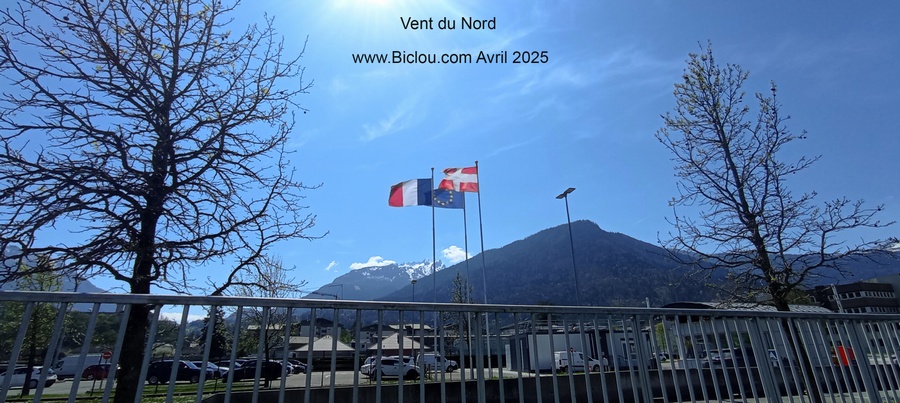 Arrivée à Faverges malgré une bise à décorner les vaches à François Maurice