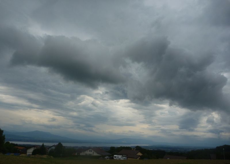 Orage sur Vaud en juin 2010