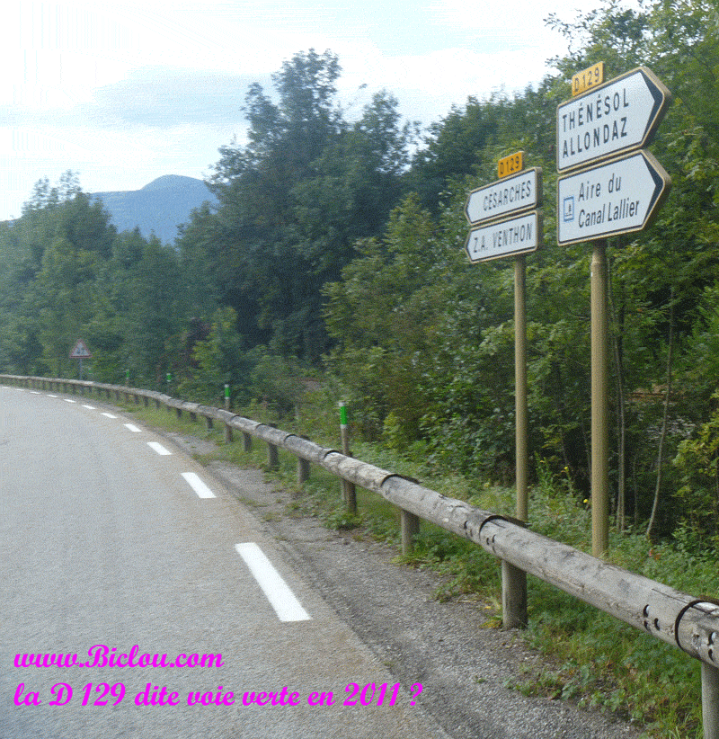 Détail D 129 Ugine Albertville