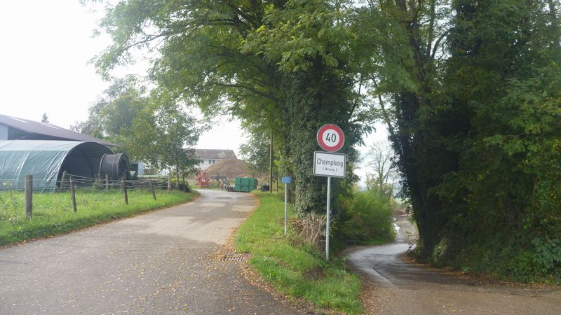 Champlong, en bas vers Chancy et ViaRhôna